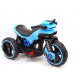 Motocicleta electrica pentru copii,  2 motoare, acumulator 12V, cu muzica si lumini, bleu