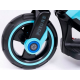 Motocicleta electrica pentru copii,  2 motoare, acumulator 12V, cu muzica si lumini, bleu
