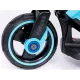 Motocicleta electrica pentru copii, 2 motoare, acumulator 12V, cu muzica si lumini, bleu
