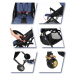 Carucior sport tip troller, transport avion, Y1-bleumarin