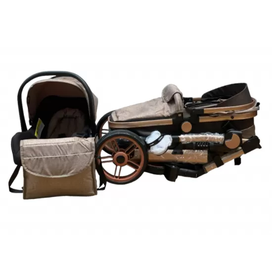 Carucior copii 3 in 1 Crem