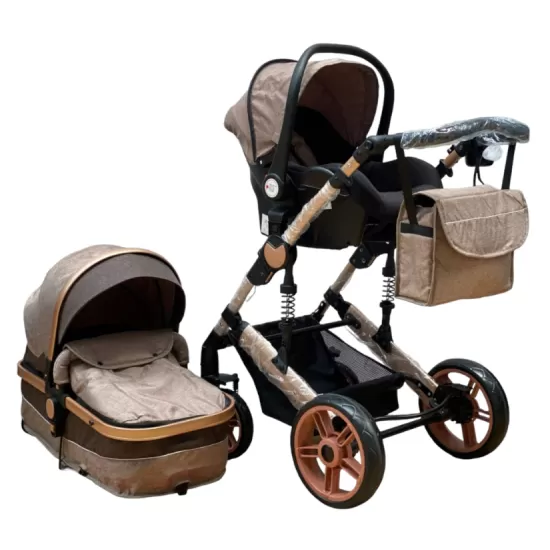 Carucior copii 3 in 1 Crem