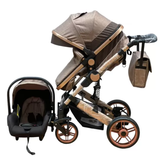 Carucior copii 3 in 1 Crem