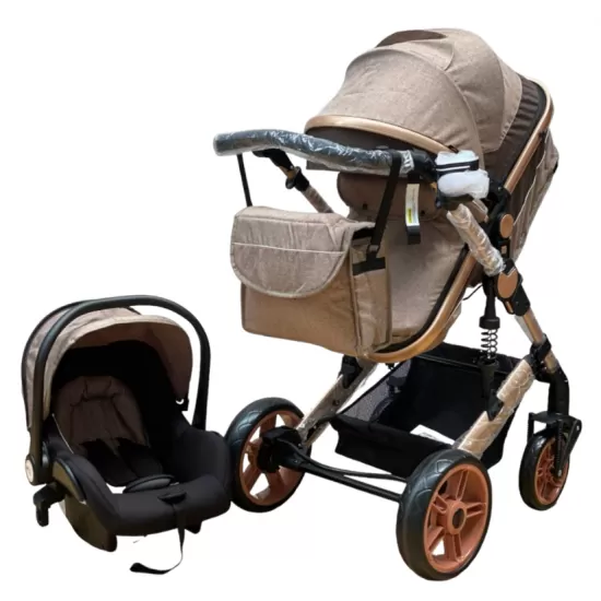 Carucior copii 3 in 1 Crem