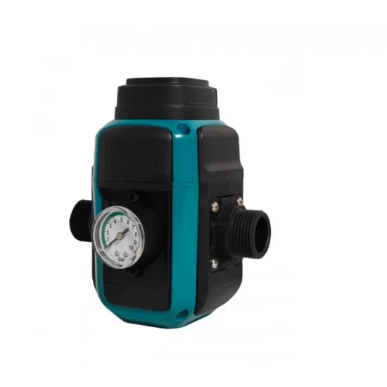 Pachet Pompa submersibilă de adâncime DDT 4SP5/12 – 1.8 kW, 2.5 CP,8 m³/h, 90 m inaltimea de refulare , 12 turbine inox cu panou de control, rezistenta la nisip + Presostat electronic inteligent