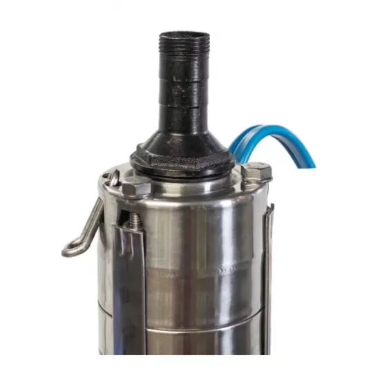 Pachet Pompa submersibilă de adâncime DDT 4SP5/12 – 1.8 kW, 2.5 CP,8 m³/h, 90 m inaltimea de refulare , 12 turbine inox cu panou de control, rezistenta la nisip + Presostat electronic inteligent