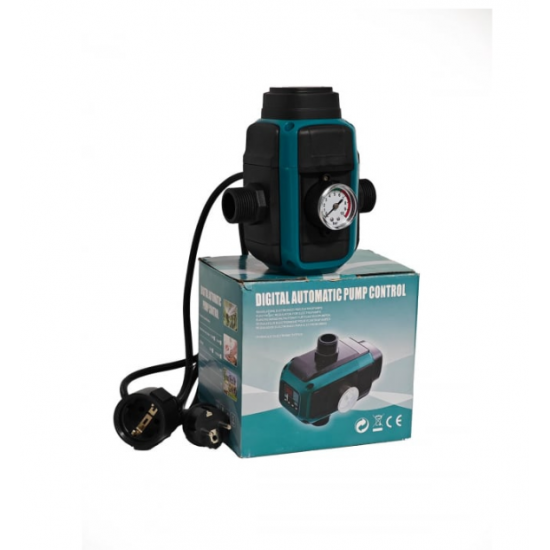 Pachet Pompa submersibila de mare adancime, DDT, 4SDM3-16, 2200 W, 16 turbine, 10 m³/h Inox, 30 m cablu + Presostat electronic inteligent digital reglabil DDT
