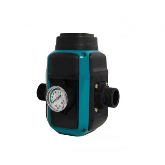 Pachet Pompa submersibila de mare adancime, DDT, 4SDM3-16, 2200 W, 16 turbine, 10 m³/h Inox, 30 m cablu + Presostat electronic inteligent digital reglabil DDT