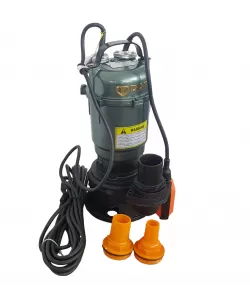 Pompa submersibila apa murdara, cu plutitor, fara tocator, DDT Profesional, WQD10, 2200 W + Furtun pompier, 20 metri, 2 toli