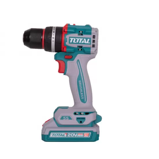 TOTAL - MASINA DE GAURIT CU PERCUTIE - 20V - 2.0AH LI-ION (INCLUDE 2 ACUMULATORI + 1 INCARCATOR)