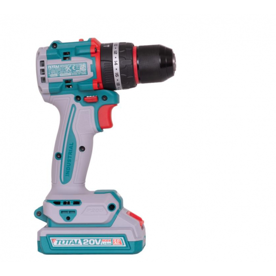 TOTAL - MASINA DE GAURIT CU PERCUTIE - 20V - 2.0AH LI-ION (INCLUDE 2 ACUMULATORI + 1 INCARCATOR)