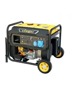 Stager DigiS 9500iea Generator digital invertor open-frame 9.5kW, monofazat, benzina, optional automatizare, autonomie pana la 16h