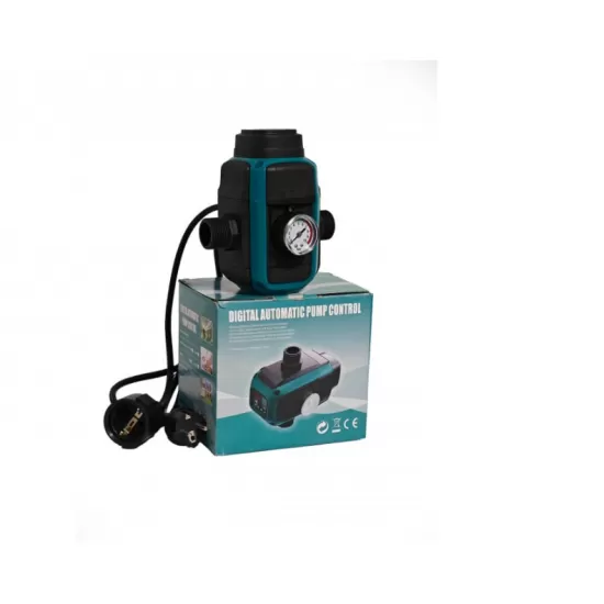 Pachet Pompa submersibila de mare adancime, DDT, 4SDM3-20, 2500 W, 20 turbine, 12 m³/h Inox, 30 m cablu + Presostat electronic inteligent digital reglabil DDT