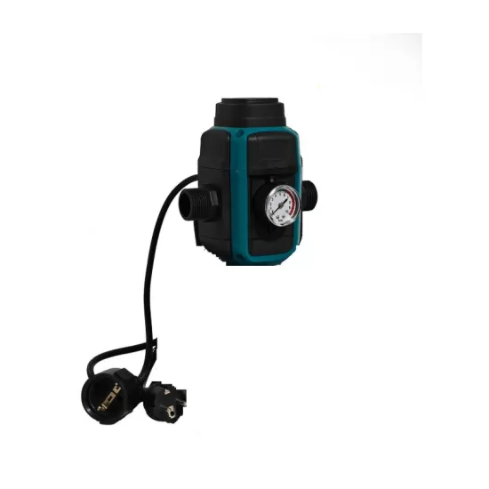 Pachet Pompa submersibila de mare adancime, DDT, 4SDM3-20, 2500 W, 20 turbine, 12 m³/h Inox, 30 m cablu + Presostat electronic inteligent digital reglabil DDT