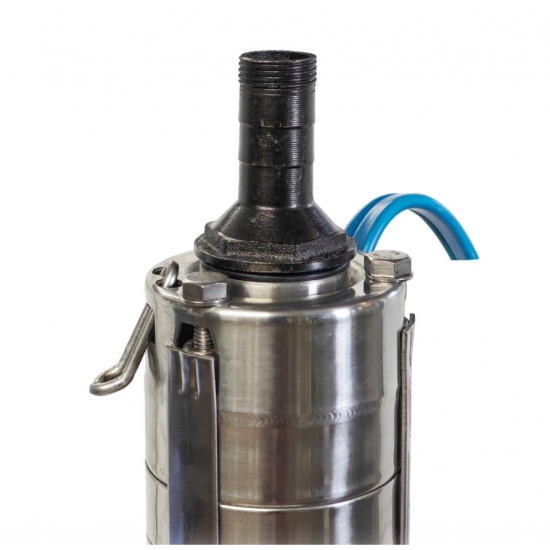 Kit pompa submersibilă de adâncime DDT 4SP5/8 – 1.5 kW, 2 CP, 7 m³/h, 8 turbine inox cu panou de control, rezistenta la nisip + Presostat electronic inteligent digital