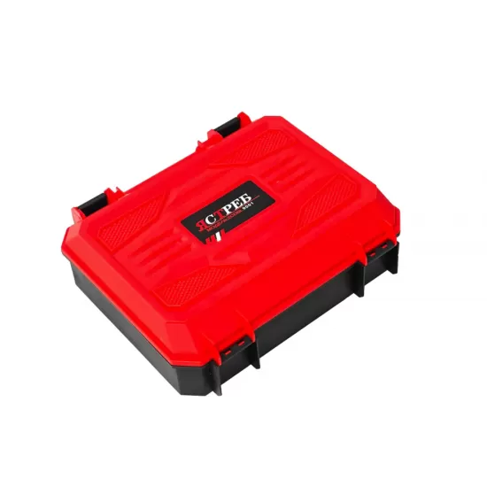 Mașină de găurit și înșurubat cu acumulator DDT JCTPEB HLP10-9002, Brushless, 48V, 2 acumulatori, cuplu reglabil, sistem autoblocaj, valiză de transport