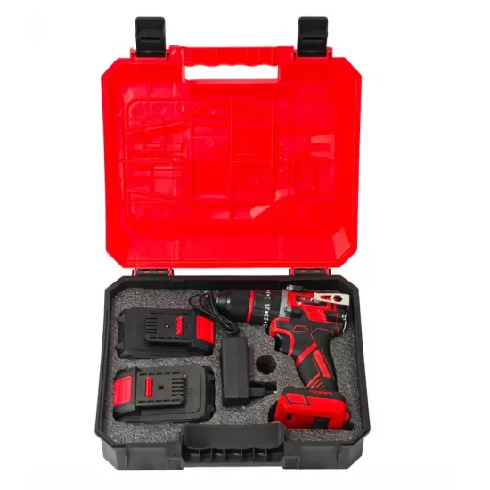 Mașină de găurit și înșurubat cu acumulator DDT JCTPEB HLP10-9002, Brushless, 48V, 2 acumulatori, cuplu reglabil, sistem autoblocaj, valiză de transport