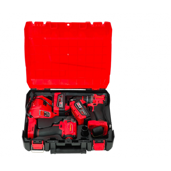 Trusă scule electrice DDT Pro’EKCO M88 FUEL – BRUSHLESS, 2 acumulatori 5.0Ah, incarcator si valiza de transport