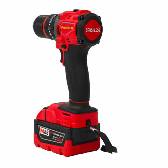 Trusă scule electrice DDT Pro’EKCO M88 FUEL – BRUSHLESS, 2 acumulatori 5.0Ah, incarcator si valiza de transport