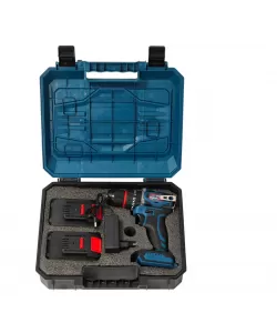 Mașină de găurit și înșurubat cu acumulator DDT JCTPEB HLP10-9002, Brushless, 48V, 2 acumulatori, cuplu reglabil, sistem autoblocaj, valiză de transport