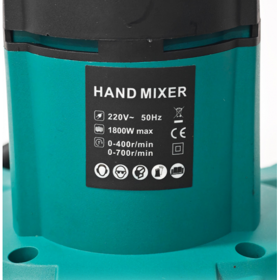 Mixer electric dublu, DDT Mustang, 6 trepte de viteza,1800 W, 700 rpm