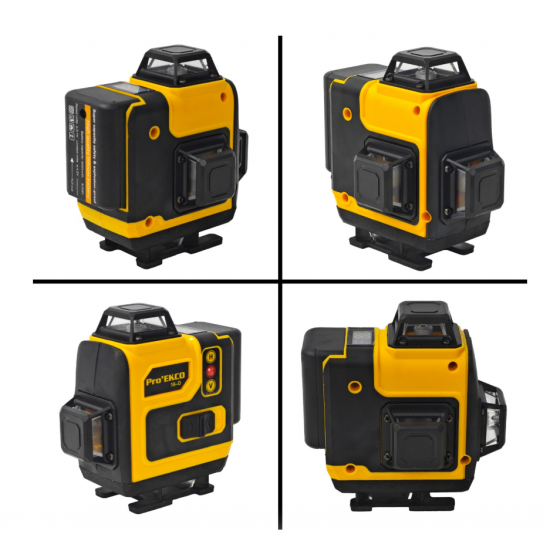 Nivela Laser Verde DDT Pro’EKKO 16-D – 4 x 360°, Kit Complet cu Trepied si Accesorii