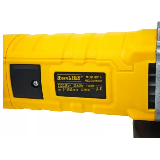 Polizor unghiular DDT Angle Grinder, 1100W, coada lunga, 10000 Rpm, 100-125 mm