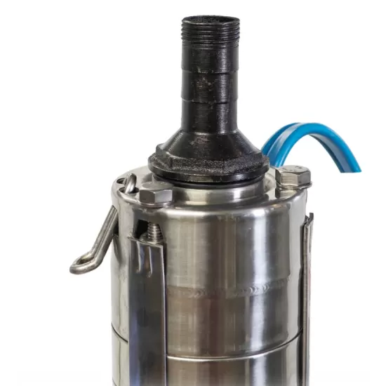 Pompa submersibilă de adâncime DDT 4SP5/8 – 1.5 kW, 2 CP, 7 m³/h, 70 m inaltimea de refulare, 8 turbine inox cu panou de control, rezistenta la nisip