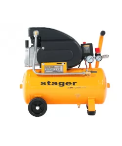 Stager Air 20D24 compresor aer, 24L, 8bar, 200L/min, monofazat, angrenare directa