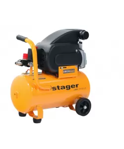 Stager Air 20D24 compresor aer, 24L, 8bar, 200L/min, monofazat, angrenare directa