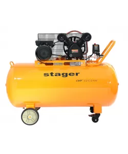 Stager Air 32C250 compresor aer, 250L, 10bar, 324L/min, monofazat, angrenare curea