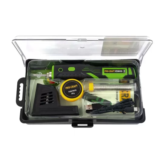 Pistol de lipit universal cu acumulator PROCRAFT CS50