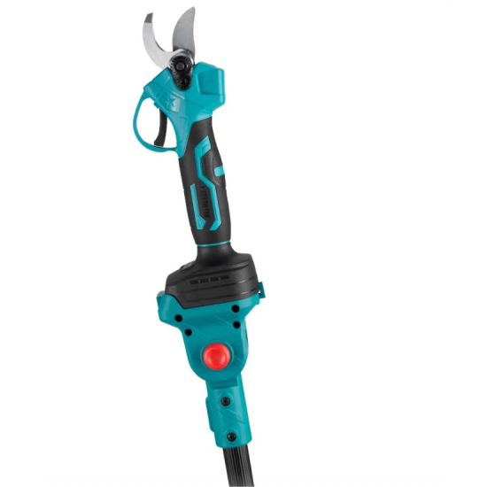 Tija extensibila minidrujba electrica si foarfeca de gradina DDT-KRISTAL lungime maxima 2m compatibil baterii pe sina