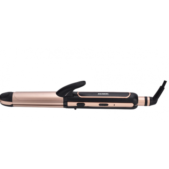 Aparat Coafat 3in1 HAUSBERG HB-208NG, Indreptare + Ondulare + Styling, 180-200°C, Incalzire PTC, 45W