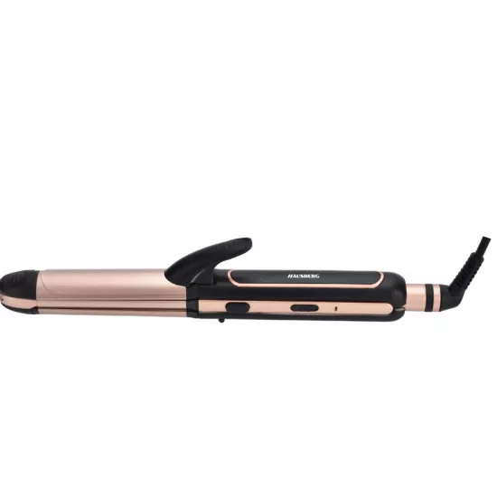 Aparat Coafat 3in1 HAUSBERG HB-208NG, Indreptare + Ondulare + Styling, 180-200°C, Incalzire PTC, 45W
