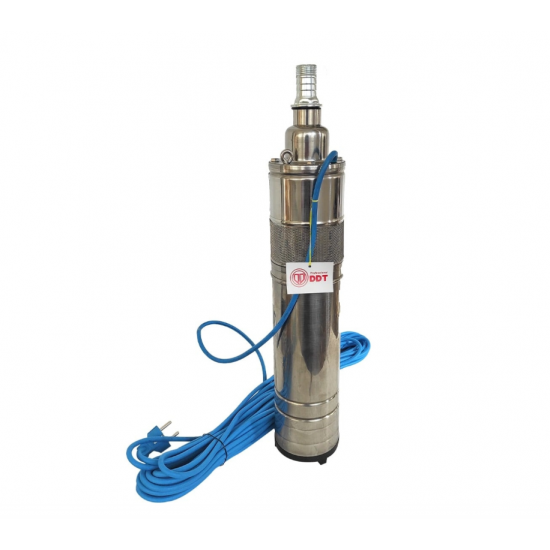 Pachet  Pompa submersibila, DDT, QGD120, Inox complet, suruburi inox, sita protectie, 20 m cablu, 120 m, 3 m³/h + Vas de expansiune , Bazin hidrofor DDT , 50 LT , Membrana inclus