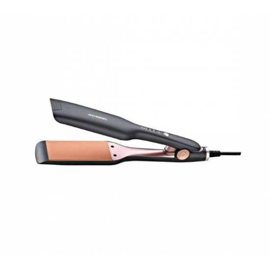 Placa de Par HAUSBERG HB-202NG, Uscat/Umed, 160-220°C, 4 trepte, Control digital, Incalzire PTC, 60W