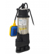 Pompa submersibila cu dublu tocator si plutitor pentru apa murdara,dimensiuni compacte, DDT, V370DF, Inox