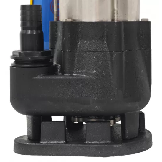 Pompa submersibila cu dublu tocator si plutitor pentru apa murdara,dimensiuni compacte, DDT, V370DF, Inox