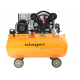 Stager Air 60C200 compresor aer, 200L, 10bar, 600L/min, trifazat, angrenare curea