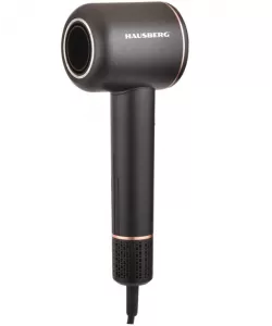 Uscator de Par HAUSBERG HB-264NG, Motor BLDC mare viteza, 1600W (echiv. 3000W), 3 temperaturi, 2 viteze, Aer rece/cald cu indicator LED