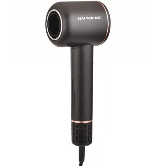 Uscator de Par HAUSBERG HB-264NG, Motor BLDC mare viteza, 1600W (echiv. 3000W), 3 temperaturi, 2 viteze, Aer rece/cald cu indicator LED