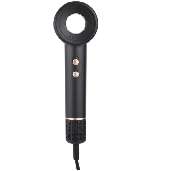 Uscator de Par HAUSBERG HB-264NG, Motor BLDC mare viteza, 1600W (echiv. 3000W), 3 temperaturi, 2 viteze, Aer rece/cald cu indicator LED