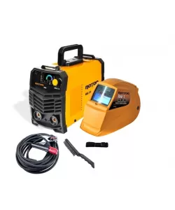 Pachet Aparat de Sudura Invertor cu afisaj color, 1.6-5mm, ROTOR MMA-310A + Masca Automata