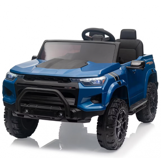 Mașina Electrica pentru copii 24V, Camion cu 2 Locuri, Telecomanda, Afișaj Baterie, Albastru