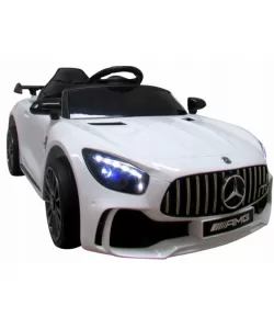 Masinuta electrica cu telecomanda mercedes amg gtr-s r-sport -alb