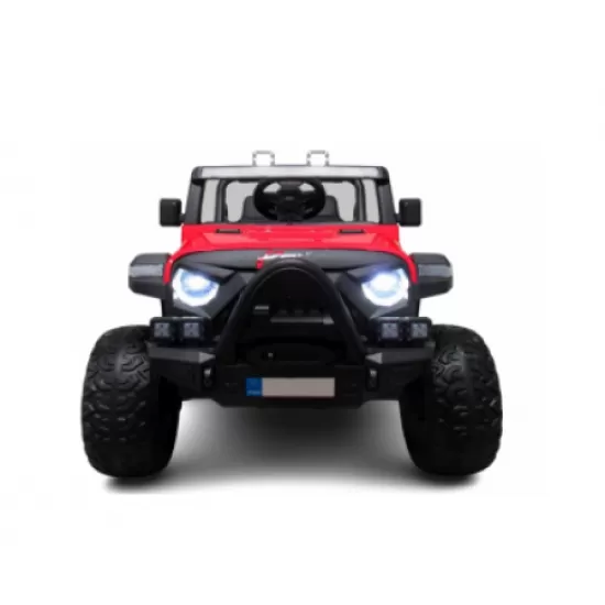 Masinuta electrica cu telecomanda auto x16, 110x70x68 cm, varsta 1-5 ani, roti eva, scaun din piele eco, putere 90w, r-sport -rosu