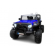 Masinuta electrica cu telecomanda auto x16, 110x70x68 cm, varsta 1-5 ani, roti eva, scaun din piele eco, putere 90w, r-sport - albastru