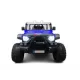 Masinuta electrica cu telecomanda auto x16, 110x70x68 cm, varsta 1-5 ani, roti eva, scaun din piele eco, putere 90w, r-sport - albastru