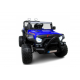 Masinuta electrica cu telecomanda auto x16, 110x70x68 cm, varsta 1-5 ani, roti eva, scaun din piele eco, putere 90w, r-sport - albastru